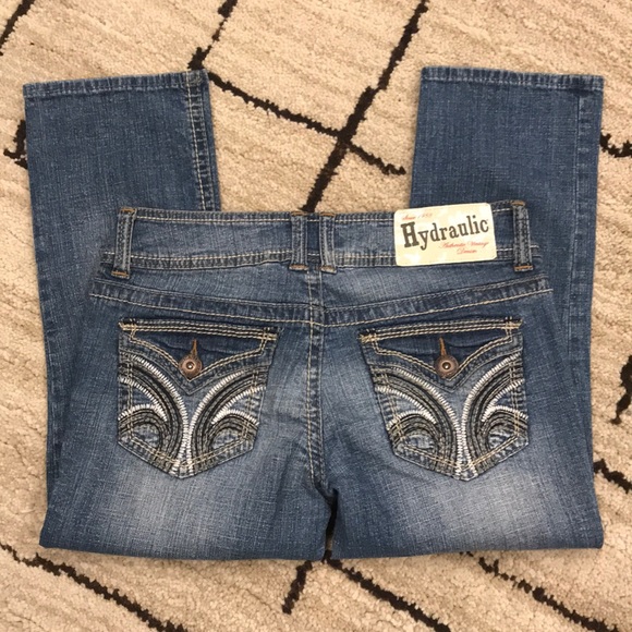 Hydraulic Denim - 🎄🎅🏼 Hydraulic Distressed Cropped Jeans